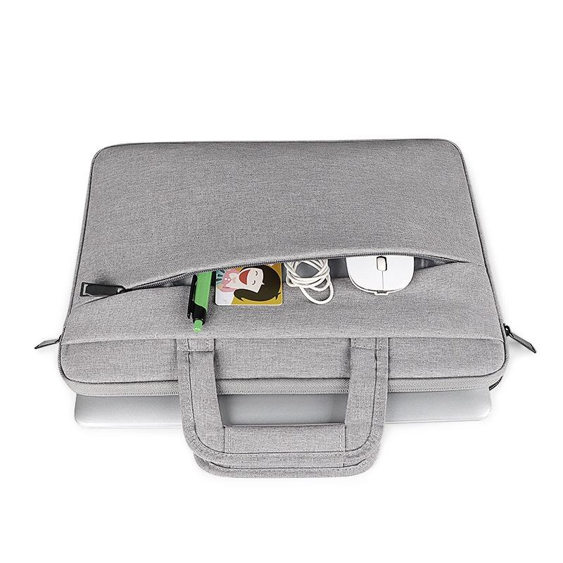 Multi-compartment Waterproof Laptop Briefcase - Fits 14.1-15.4 Inches - Pink