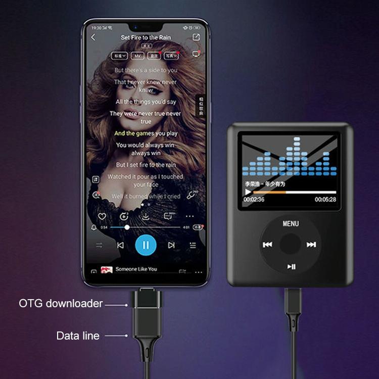 1.8 Inch Tft Mp4 Player W / Tf Slot Recorder Fm E Book & Calendar - Black