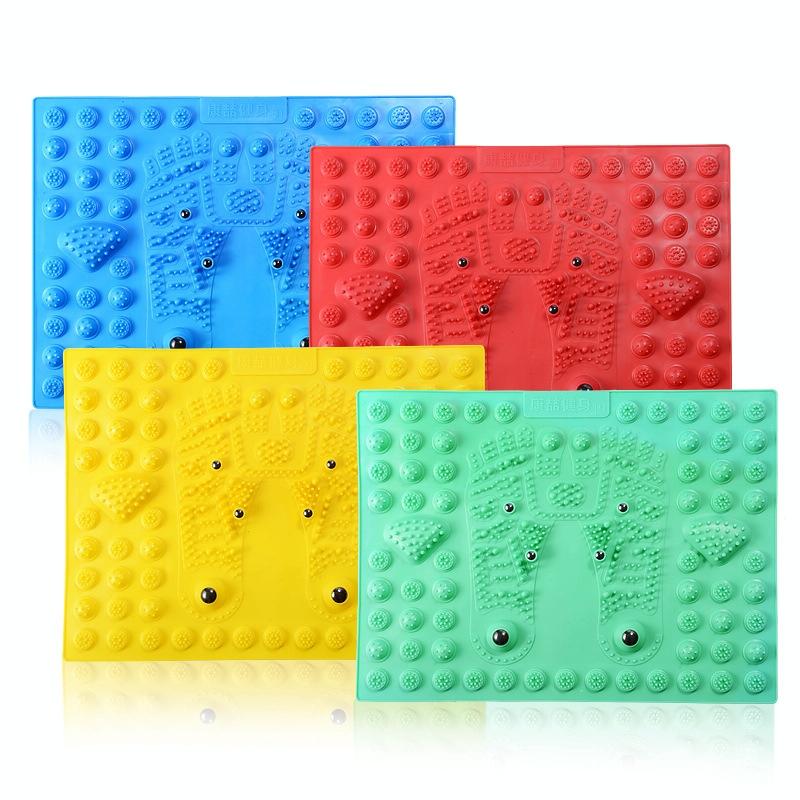 Foot Magnetic Therapy Massage Pad Toe Pressing Board - Yellow
