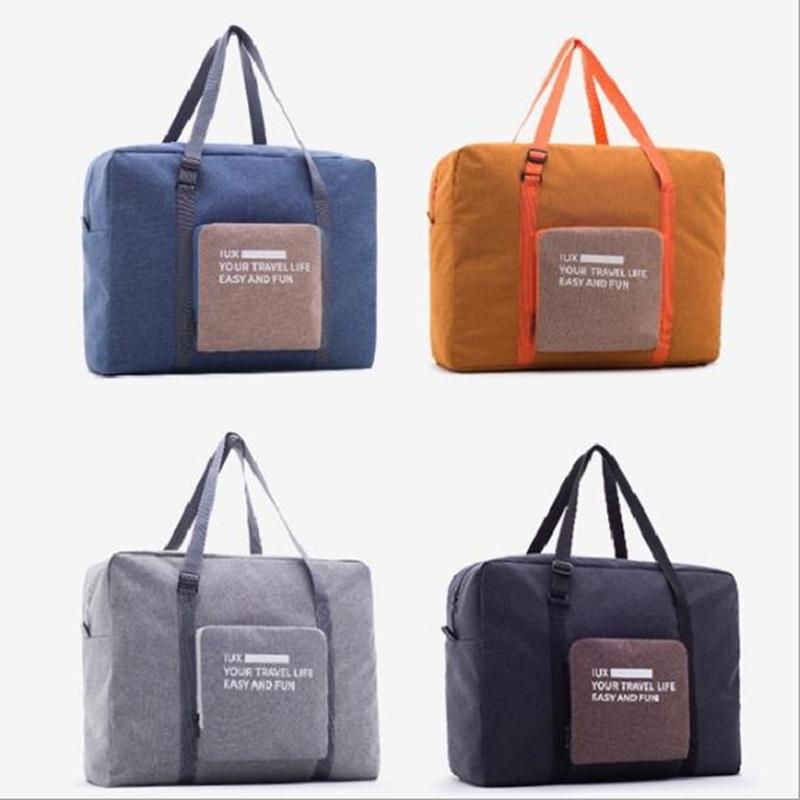 Waterproof Travel Bag for Women and Unisex Luggage - Large Capacity - Grey