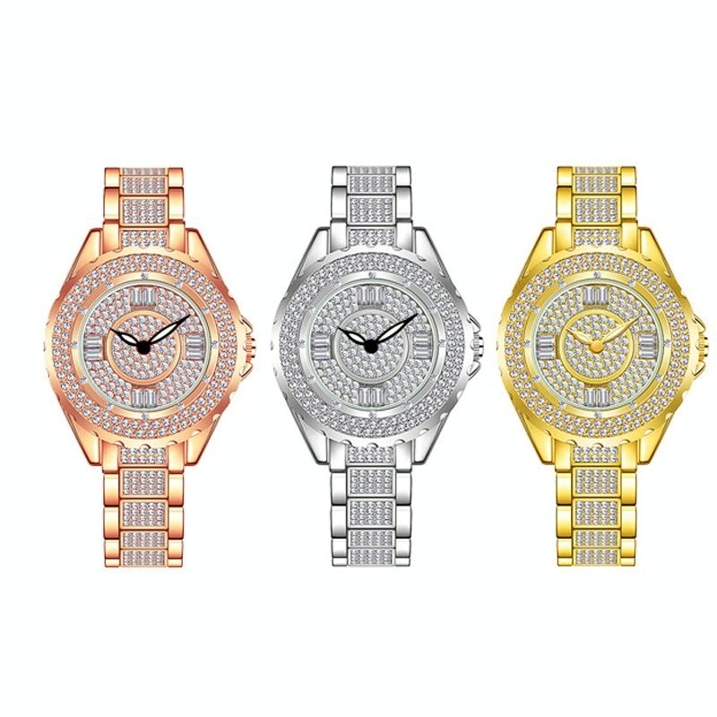 Full Diamond Women Watch - Niche Collection - Rose Gold