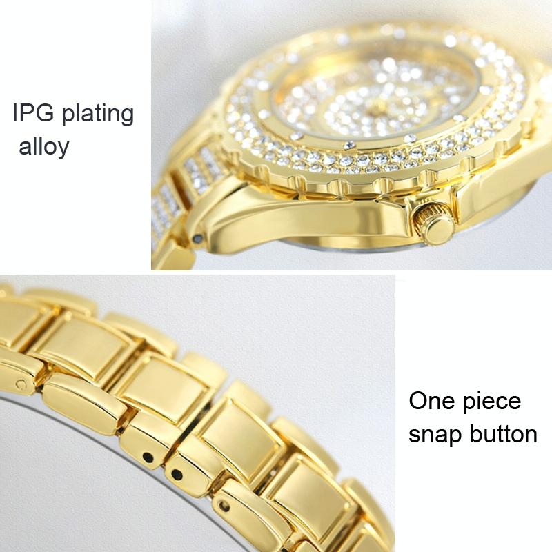 Full Diamond Women Watch - Niche Collection - Rose Gold
