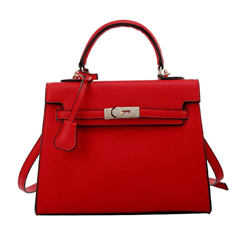 Stylish Winter Crossbody Bag for Women - Single Shoulder Kelly Design - Brown