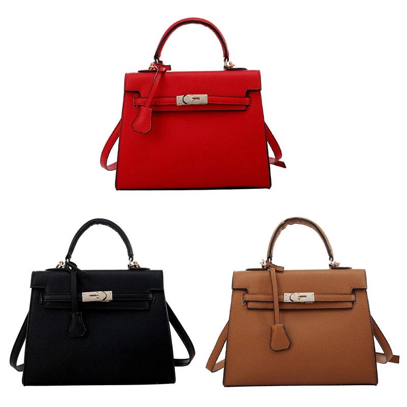 Stylish Winter Crossbody Bag for Women - Single Shoulder Kelly Design - Brown