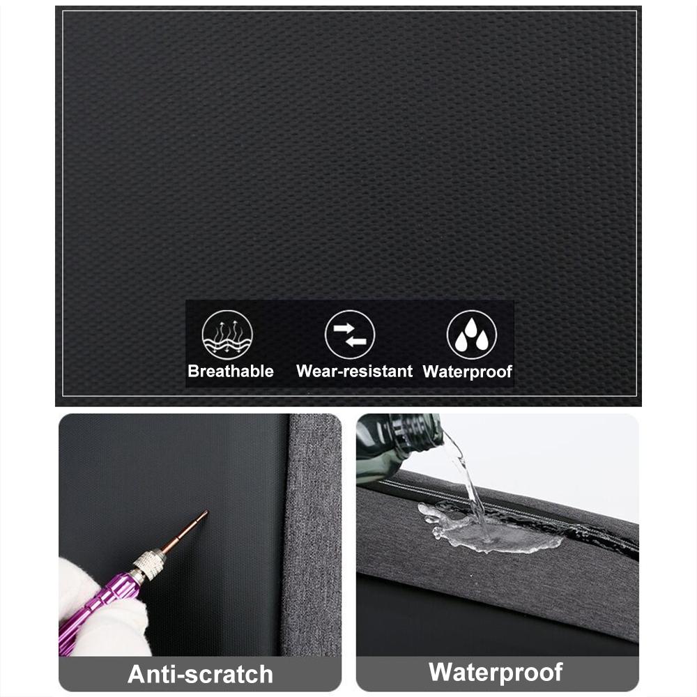 Waterproof Business Laptop Backpack with Usb Port - Multifunctional - Dark Gray - 15 Inch