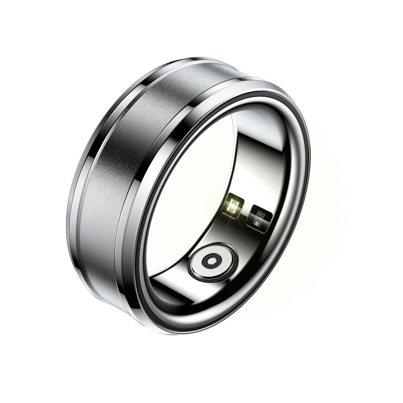 Smart Ring With Heart Rate Blood Oxygen And Sleep Monitoring - Size 20 - Blue