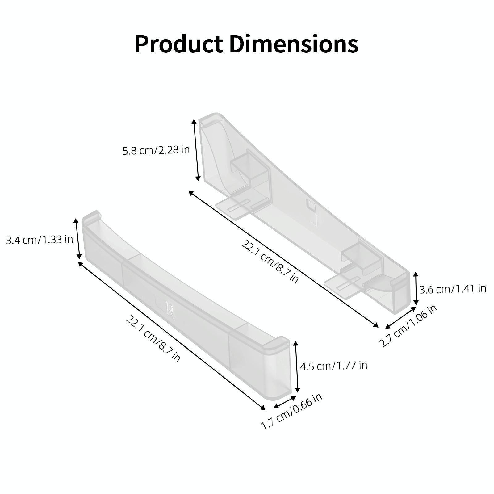 Universal Horizontal Stand For Ps5 Slim - Digital / Optical Drive Version - Transparent