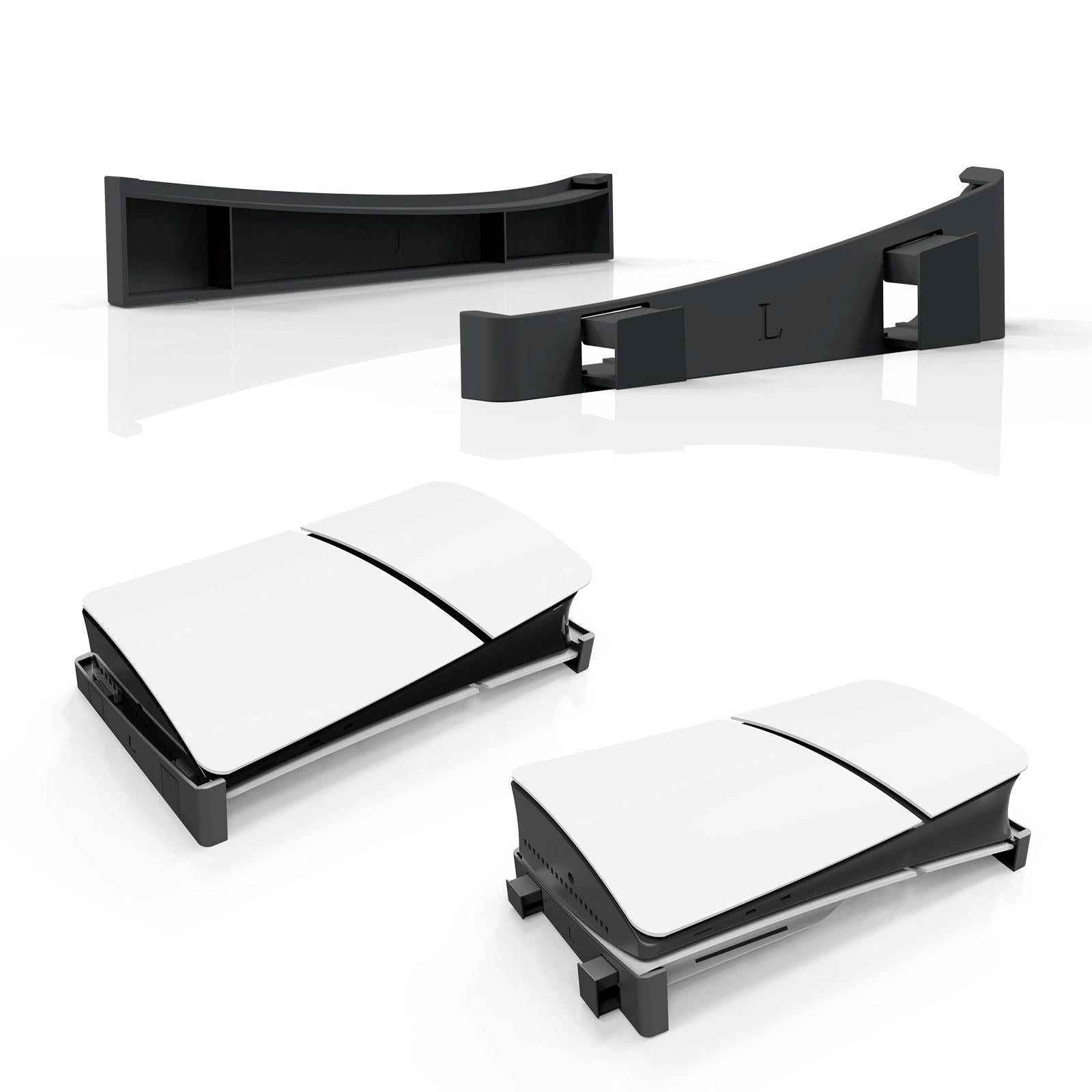 Universal Horizontal Stand For Ps5 Slim - Digital / Optical Drive Version - Transparent