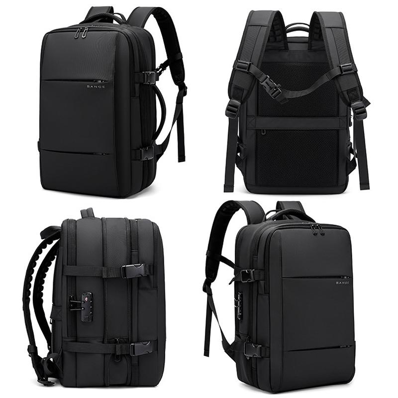 Large Capacity Men Shoulder Backpack - Gray