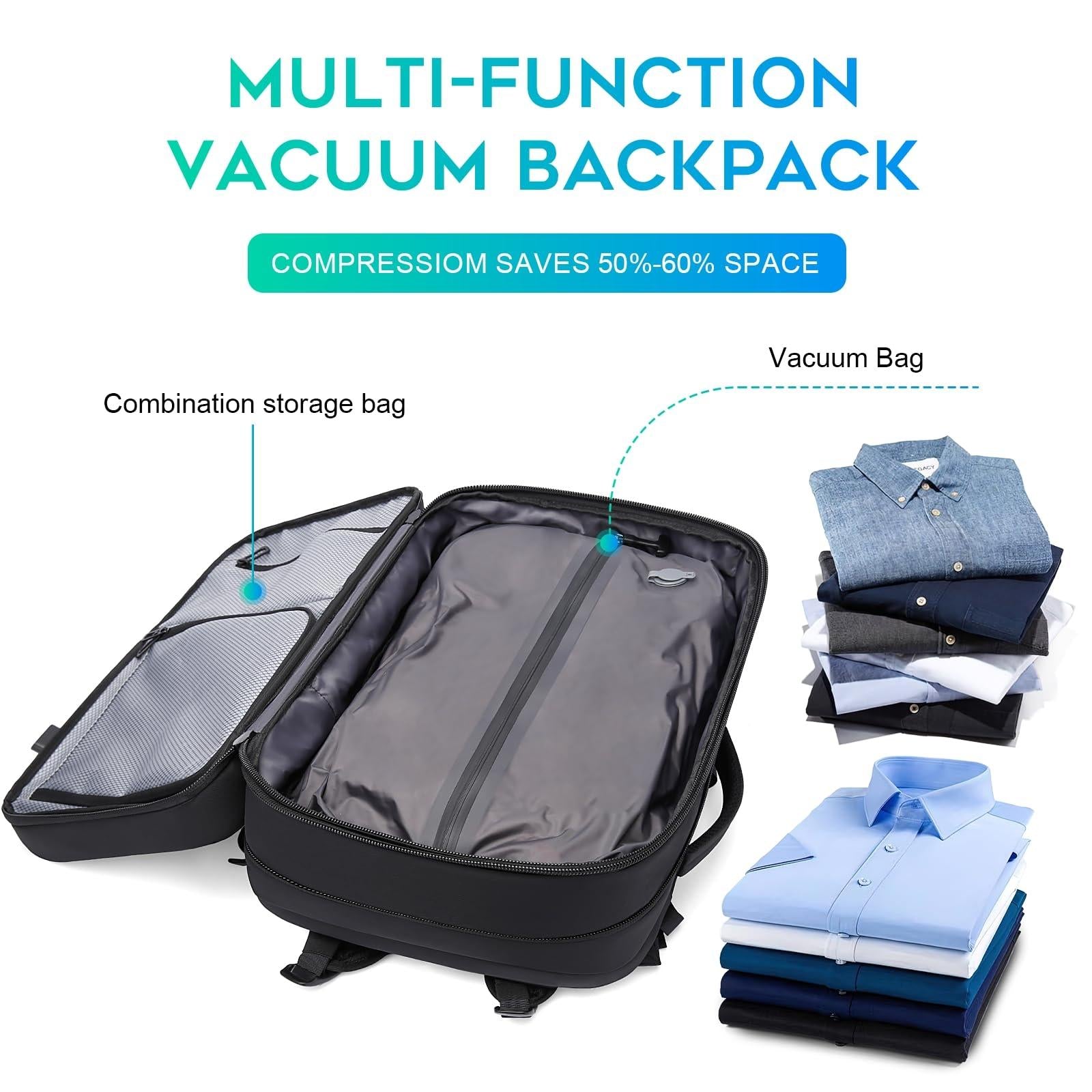 Large Capacity Men Shoulder Backpack - Gray