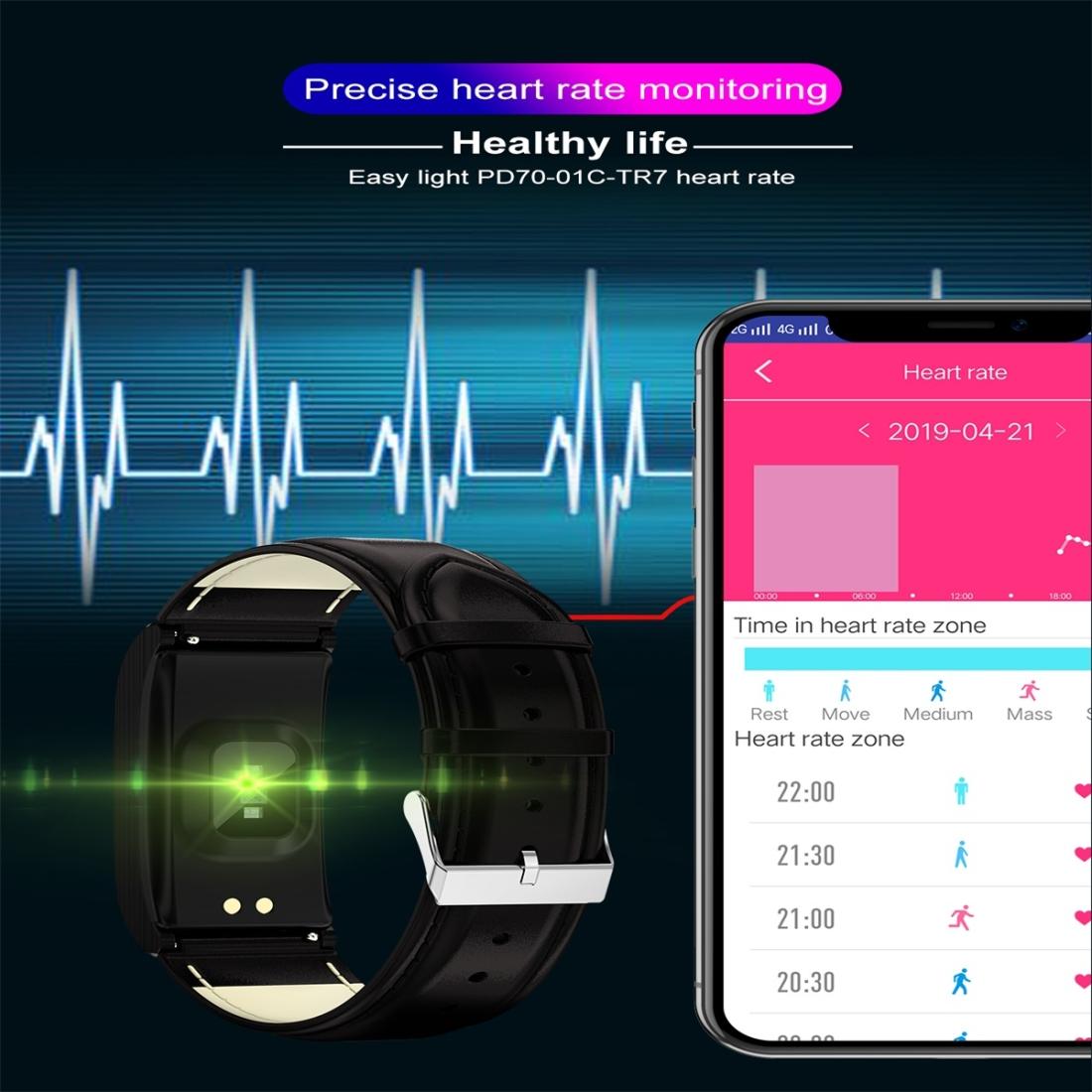 Waterproof Smart Watch With Heart Rate And Sleep Monitoring - Gold