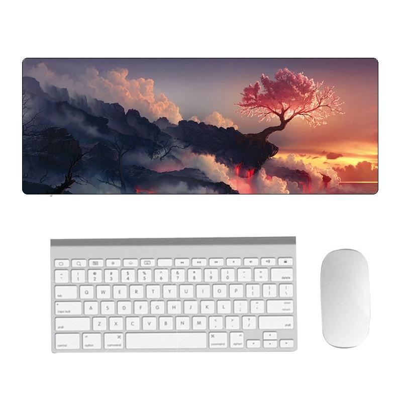 Fantasy Pattern Mouse Pad 300 X 800 X 5Mm Hand Painted - 3 Dream Landscape