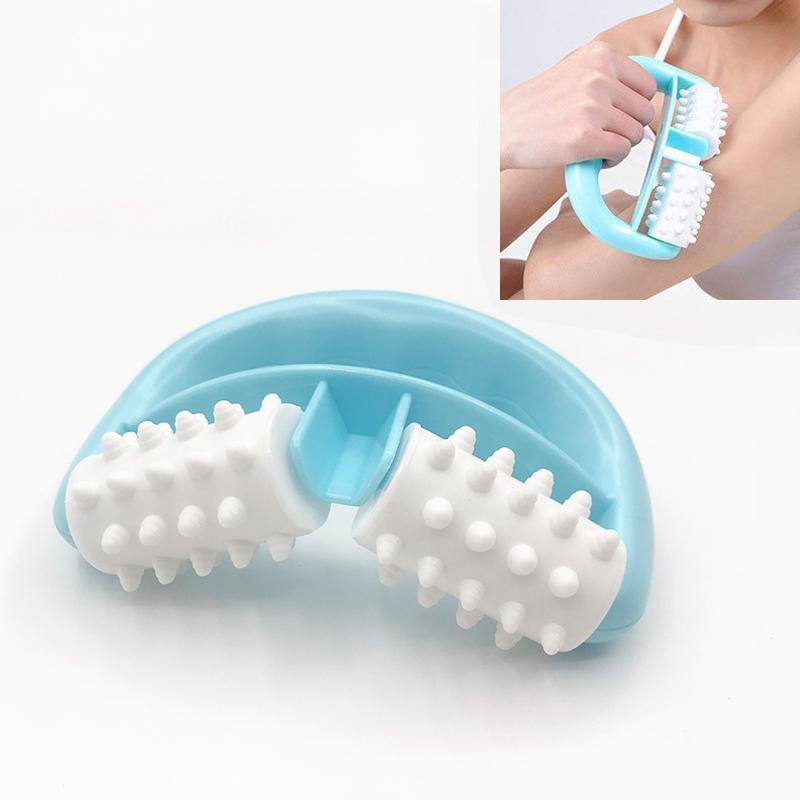 Portable Meridian Massager Compact Roller For Muscle Relief - Blue Dot