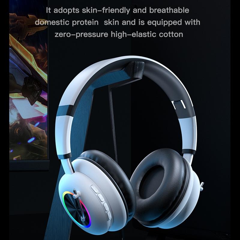 Foldable Wireless Headset With Mic Ke-29 - Blue