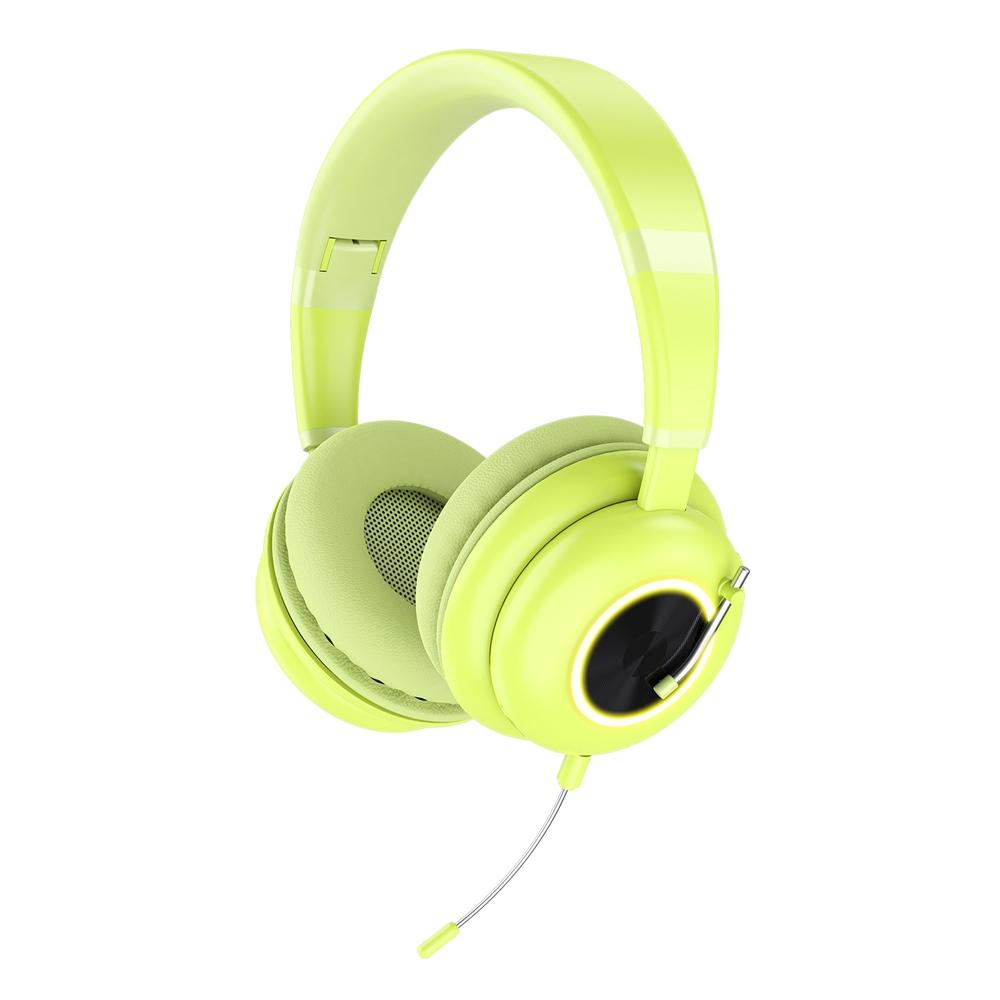 Foldable Wireless Headset With Mic Ke-29 - Blue