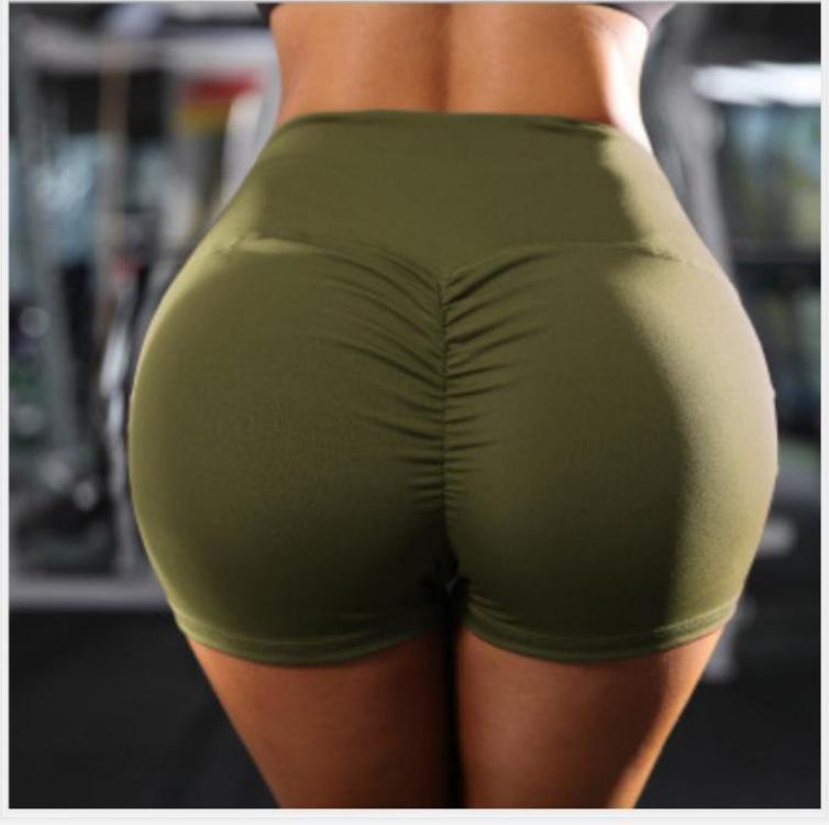 Fitness Yoga Shorts For Women Outdoor Jogging & Hiking Trunks-Small - Red
