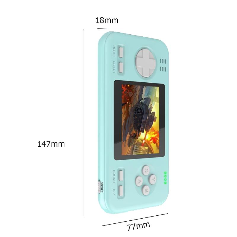 Portable Game Console With 8000Mah Battery And Colour Screen - Blue