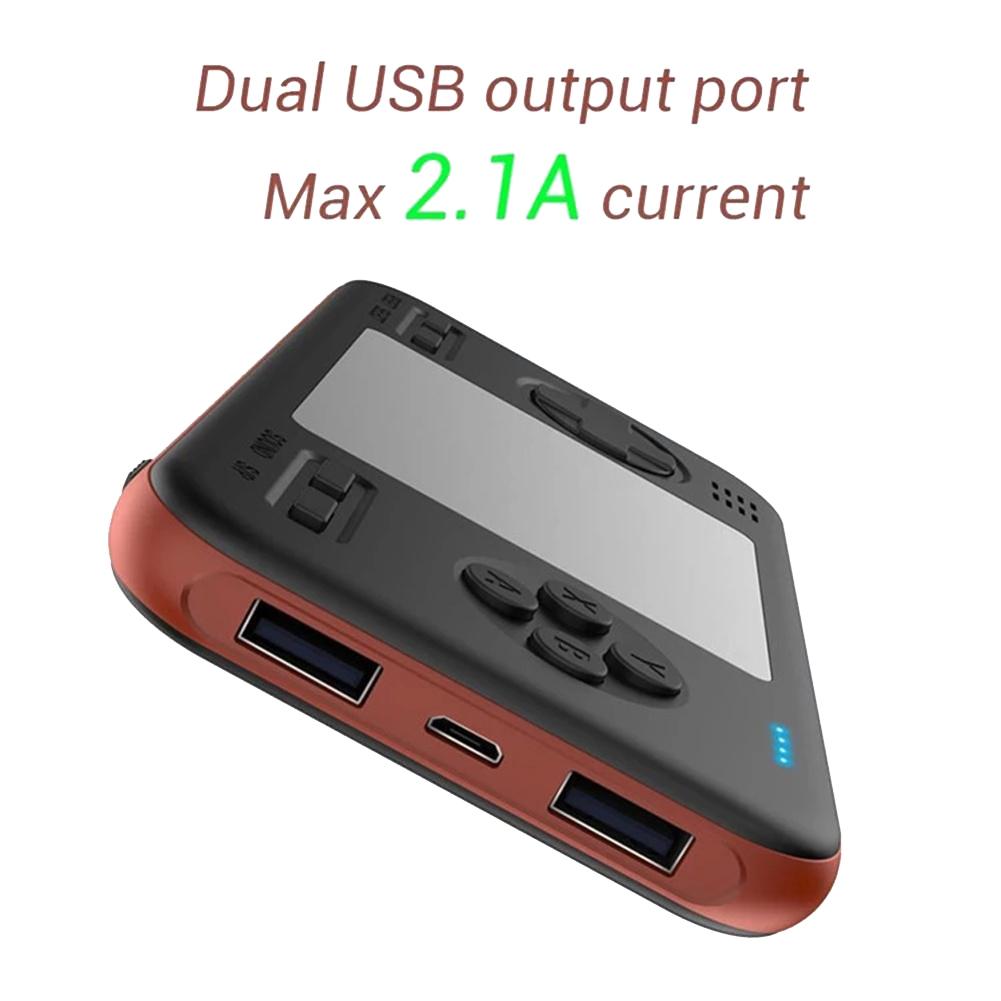 Portable Game Console With 8000Mah Battery And Colour Screen - Blue