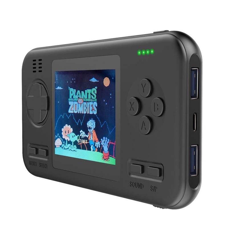 Portable Game Console With 8000Mah Battery And Colour Screen - Blue