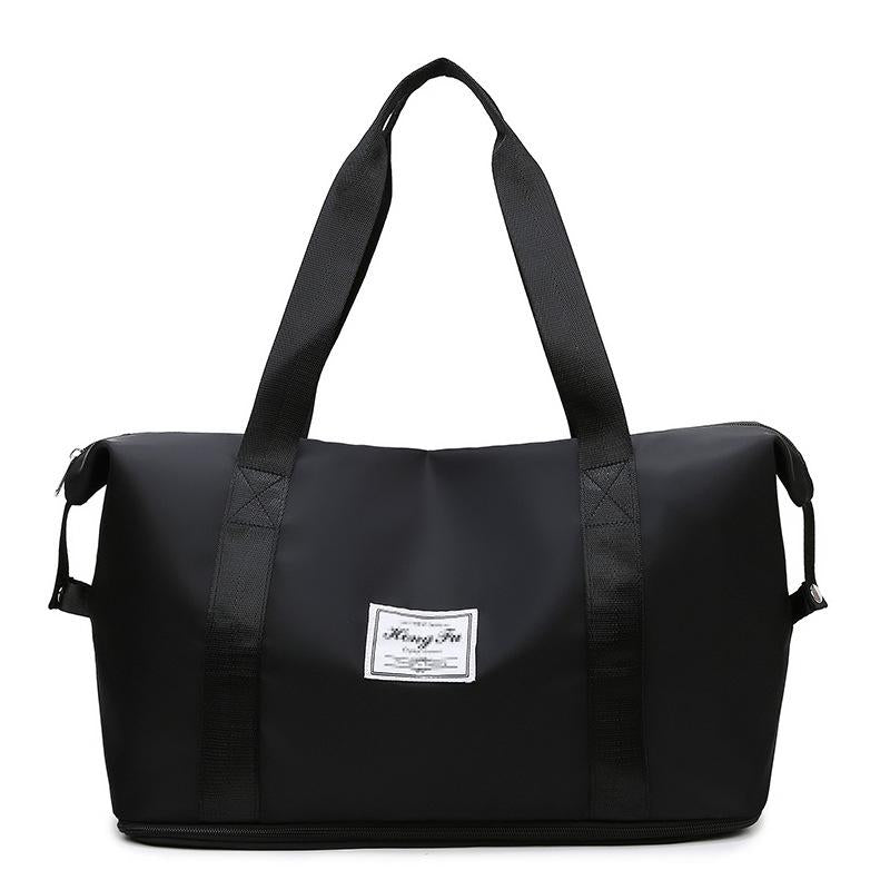 Sports Gym Duffel Bag with Wet / Dry Separation - Large Capacity - Grey