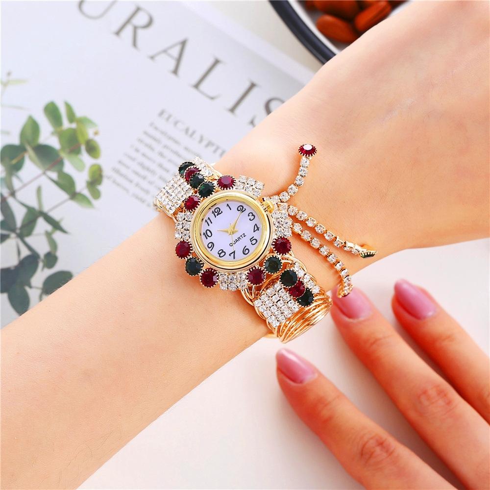 Diamond Pendant Quartz Bracelet Watch for Women - Wild and Unique - Indian