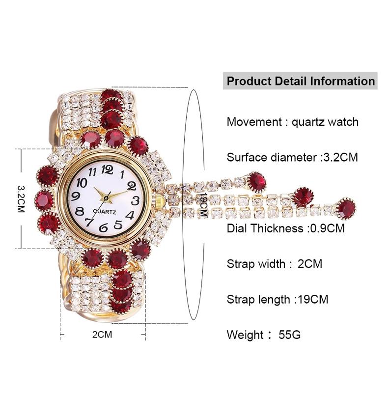 Diamond Pendant Quartz Bracelet Watch for Women - Wild and Unique - Indian