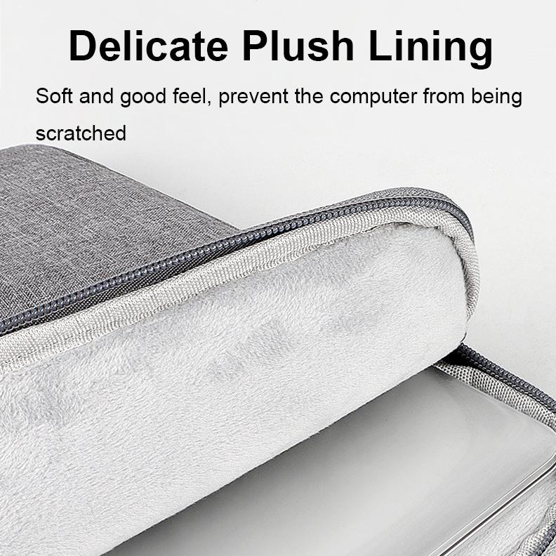 Waterproof Laptop Handbag - Large Capacity Shock-absorbing - Fits 14.1-15.4 Inches - Navy Blue