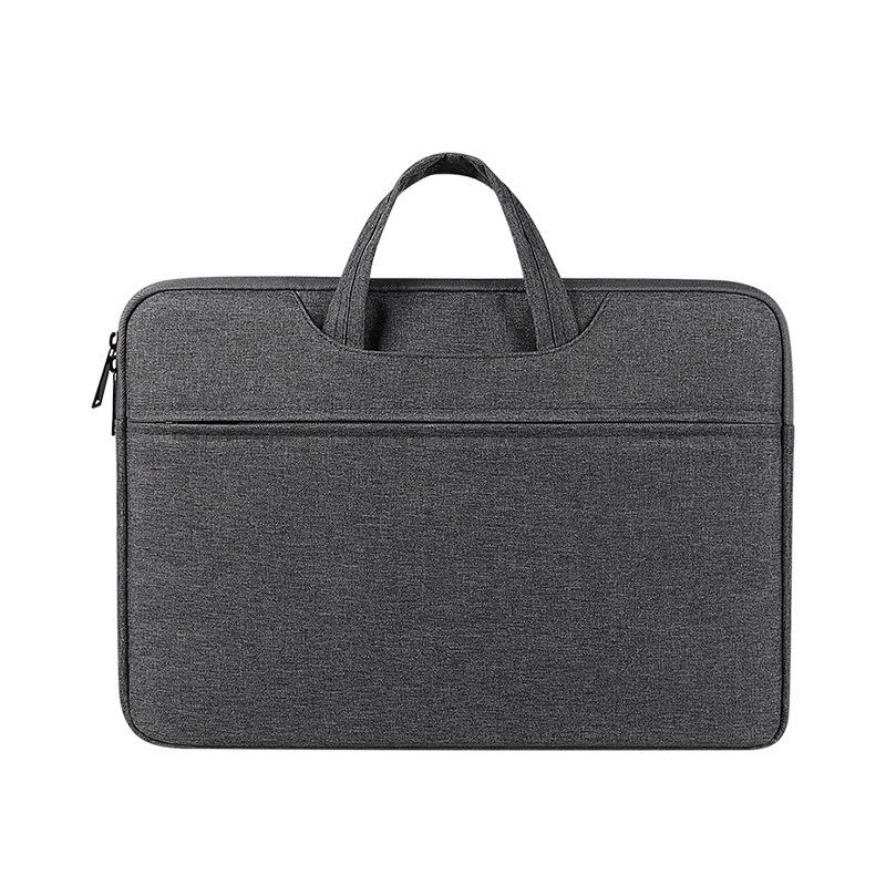 Waterproof Laptop Handbag - Large Capacity Shock-absorbing - Fits 14.1-15.4 Inches - Navy Blue