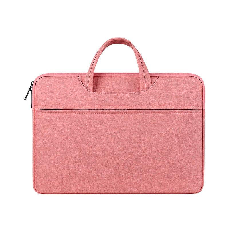 Waterproof Laptop Handbag - Large Capacity Shock-absorbing - Fits 14.1-15.4 Inches - Navy Blue