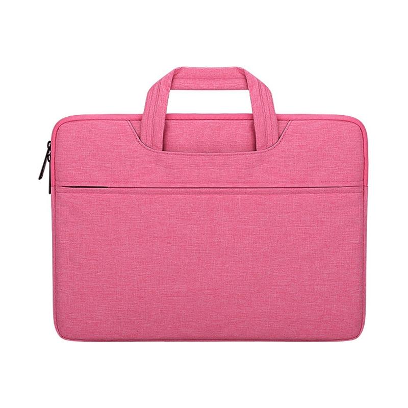 Waterproof Laptop Handbag - Large Capacity Shock-absorbing - Fits 14.1-15.4 Inches - Navy Blue