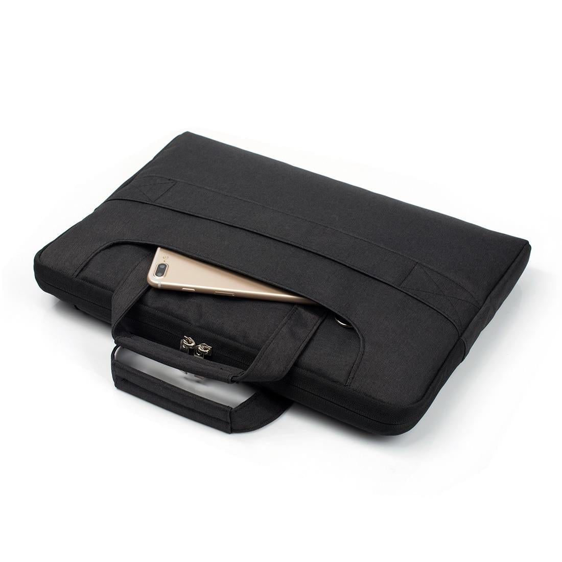 13.3 Inch Laptop Bag - Portable one Shoulder Zipper Design for Macbook Samsung Sony Dell Alienware Chuwi Asus Hp - Dark Blue