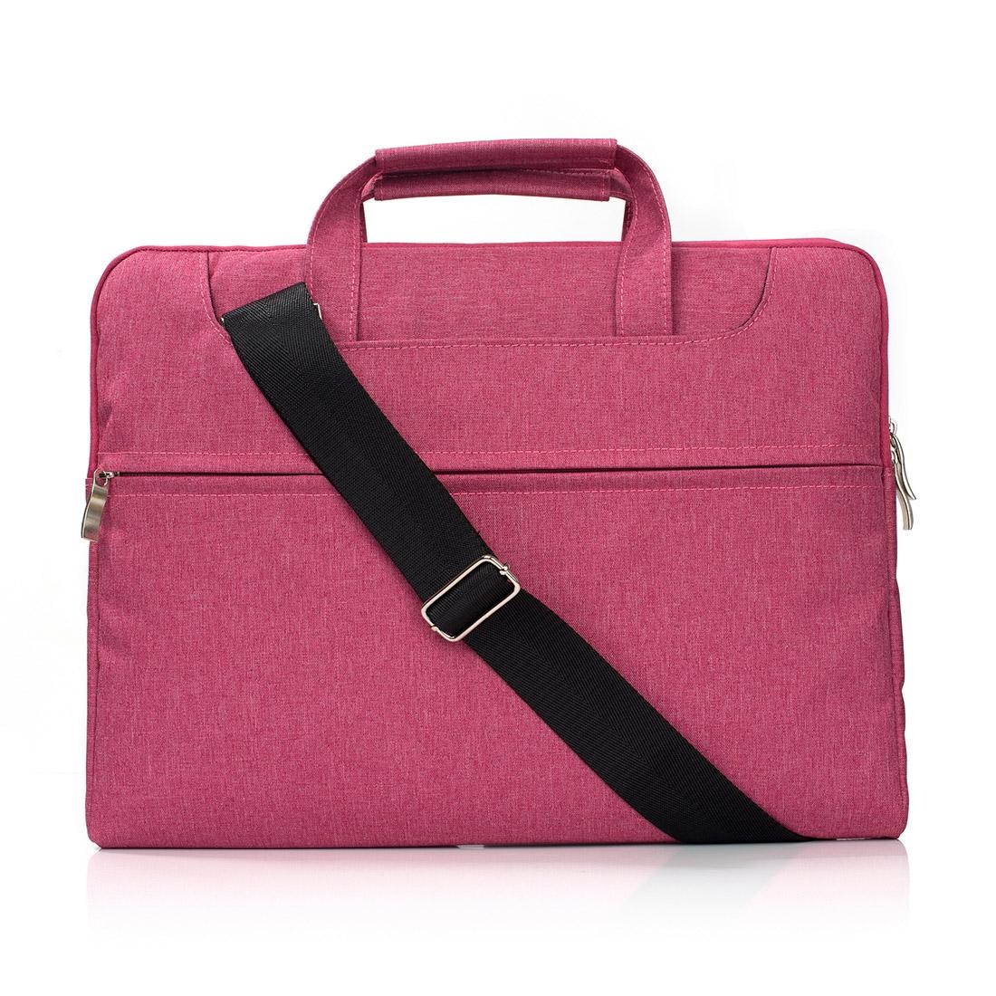 13.3 Inch Laptop Bag - Portable one Shoulder Zipper Design for Macbook Samsung Sony Dell Alienware Chuwi Asus Hp - Dark Blue