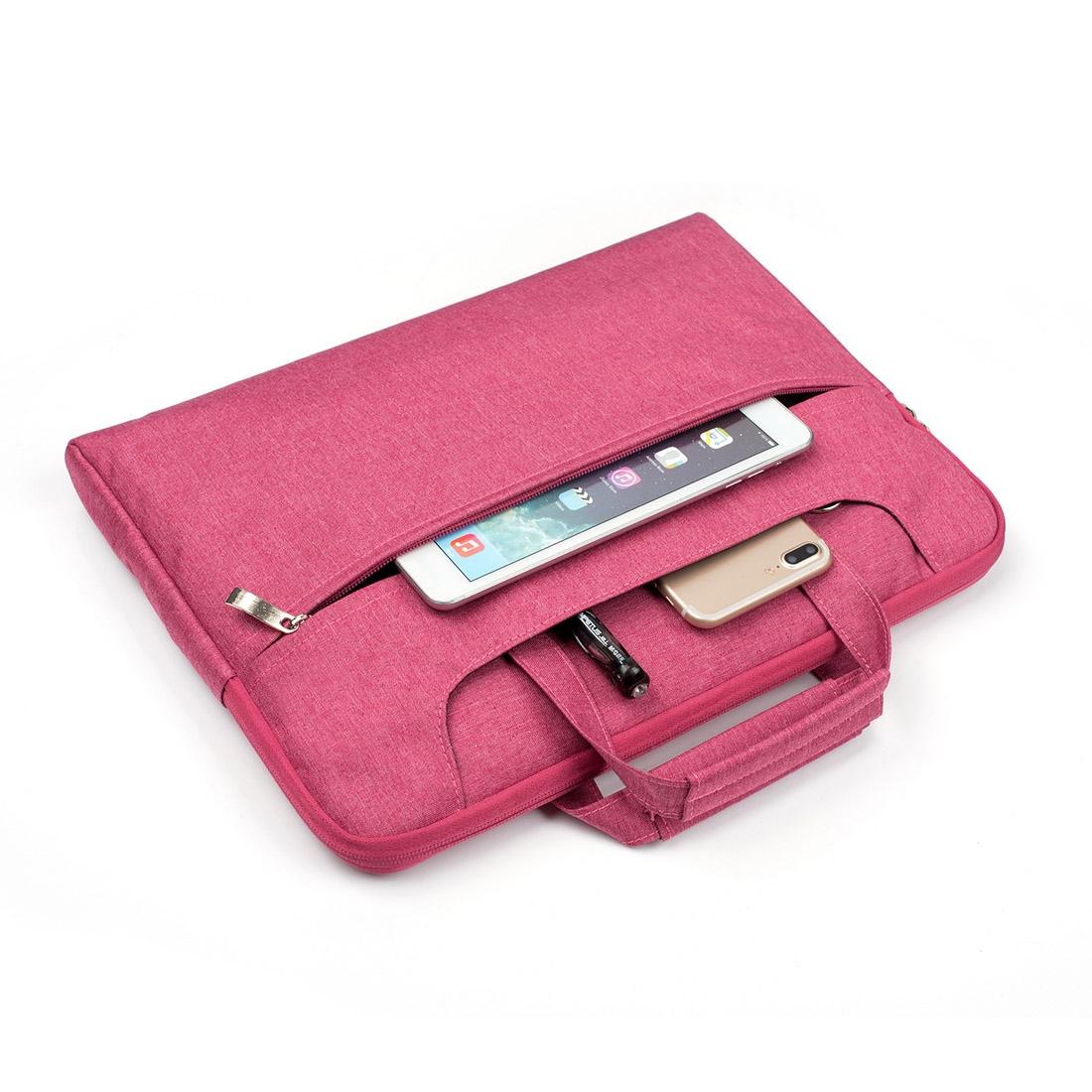 13.3 Inch Laptop Bag - Portable one Shoulder Zipper Design for Macbook Samsung Sony Dell Alienware Chuwi Asus Hp - Dark Blue