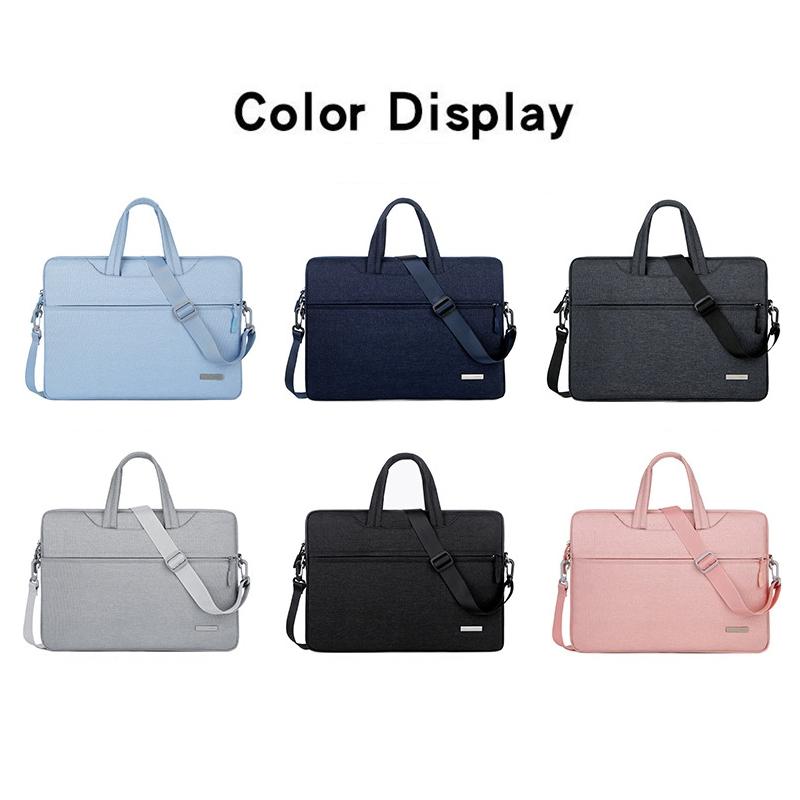 15.6 Inch Inner Bag with Shoulder Strap for Handbag or Laptop - Black