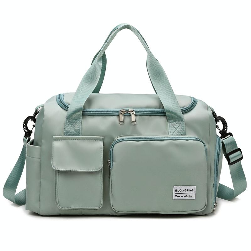Waterproof Gym Bag for Travel - Size l - Green Pink