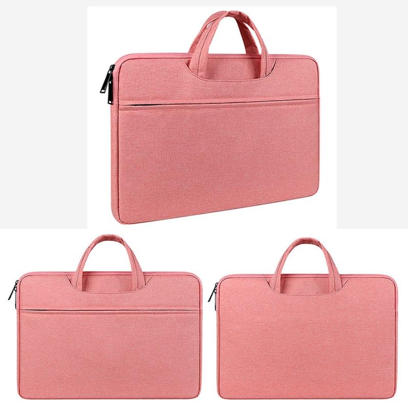 Waterproof Laptop Handbag - Large Capacity Shock-absorbing - Fits 14.1-15.4 Inches - Deep Sky Gray
