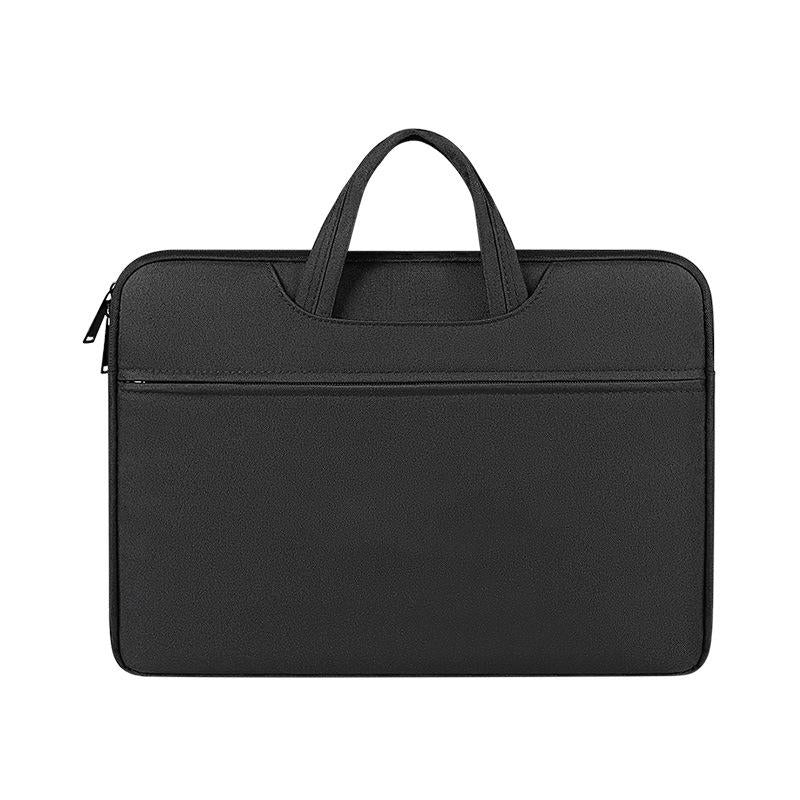 Waterproof Laptop Handbag - Large Capacity Shock-absorbing - Fits 14.1-15.4 Inches - Deep Sky Gray