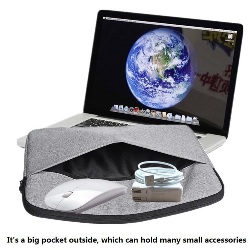 Waterproof Laptop Inner Bag for Macbook / Xiaomi 11 / 13-15 Inch - Anti-vibration - Light Grey