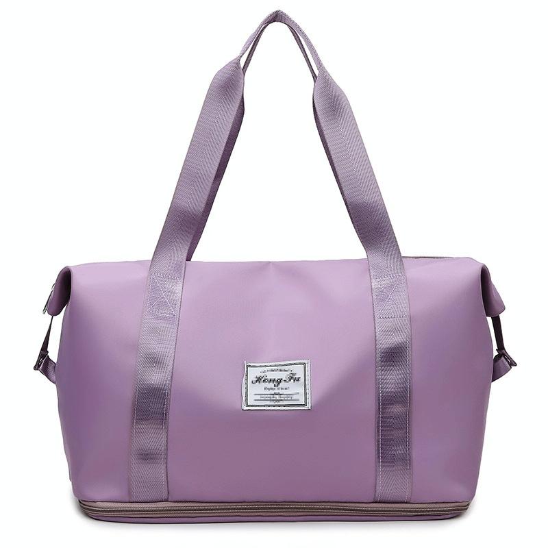Sports Gym Duffel Bag with Wet / Dry Separation - Large Capacity - Mist Blue