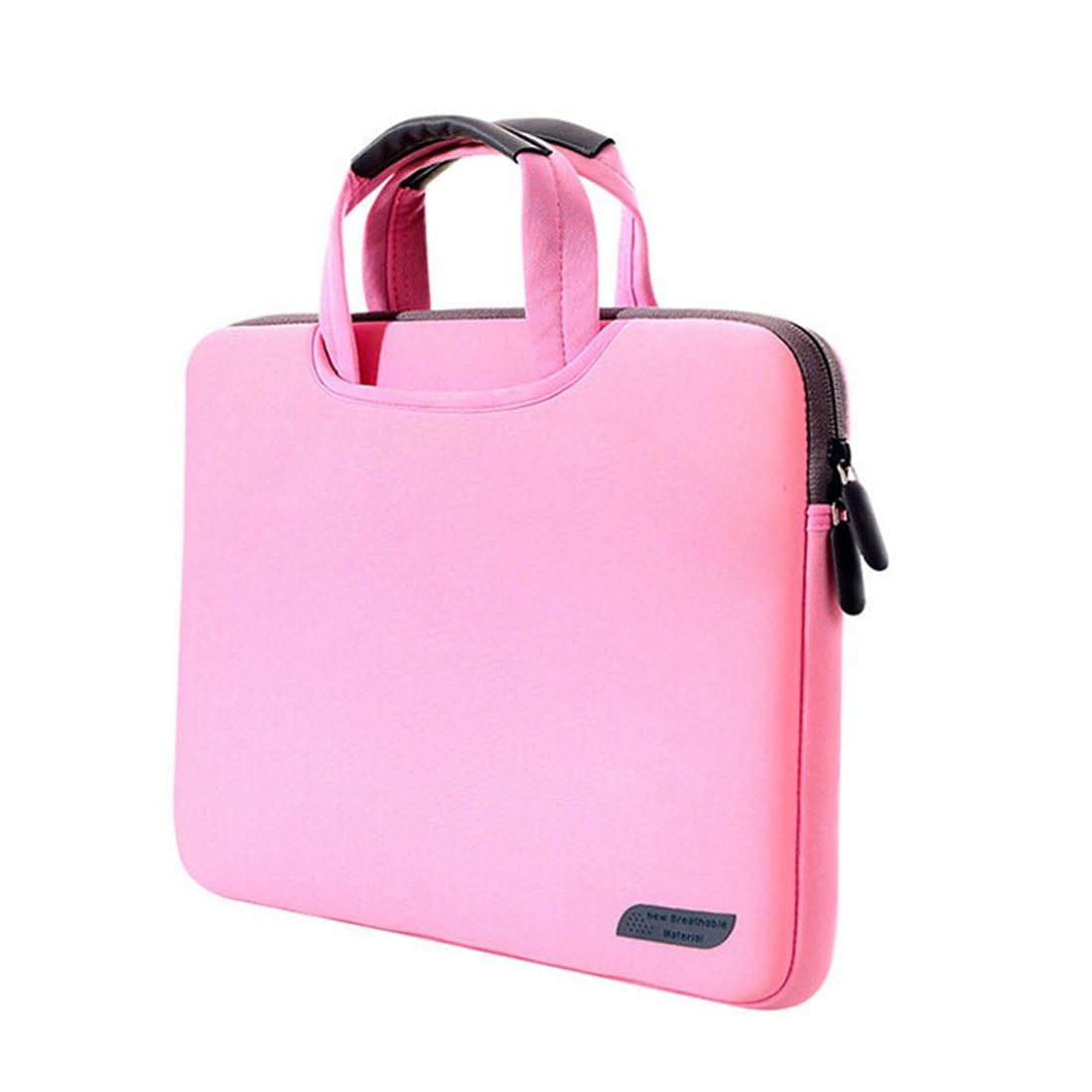 Portable Air Permeable Sleeve for 12 Laptops - 32x21x2cm - Pink