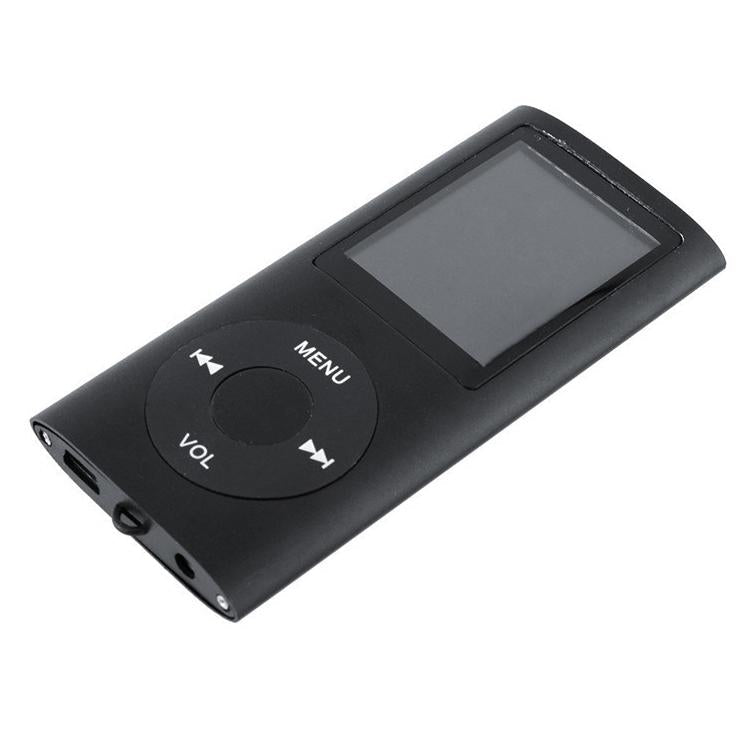 1.8 Inch Metal Mp4 Player + 16G Tf Card + Earphone + Cable - Blue - With Earphone+Cable