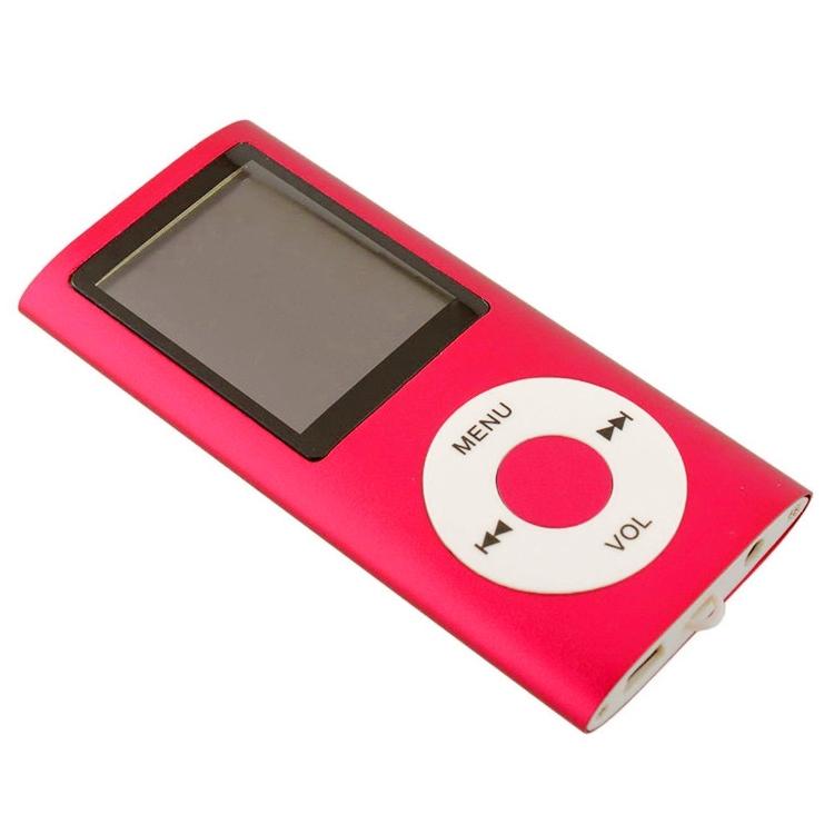 1.8 Inch Metal Mp4 Player + 16G Tf Card + Earphone + Cable - Blue - With Earphone+Cable