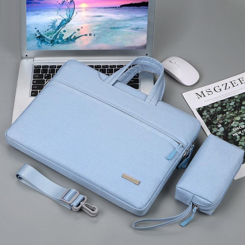 13.3 Inch Inner Bag for Handbag or Laptop with Shoulder Strap and Power Bag - Dark Blue