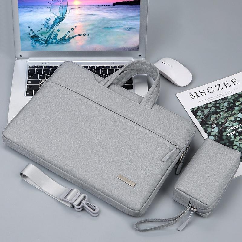 13.3 Inch Inner Bag for Handbag or Laptop with Shoulder Strap and Power Bag - Dark Blue