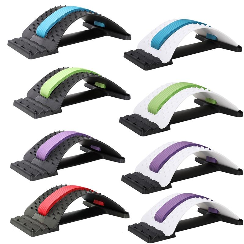 Spine Stretcher For Lumbar Disc Relief - Black Red