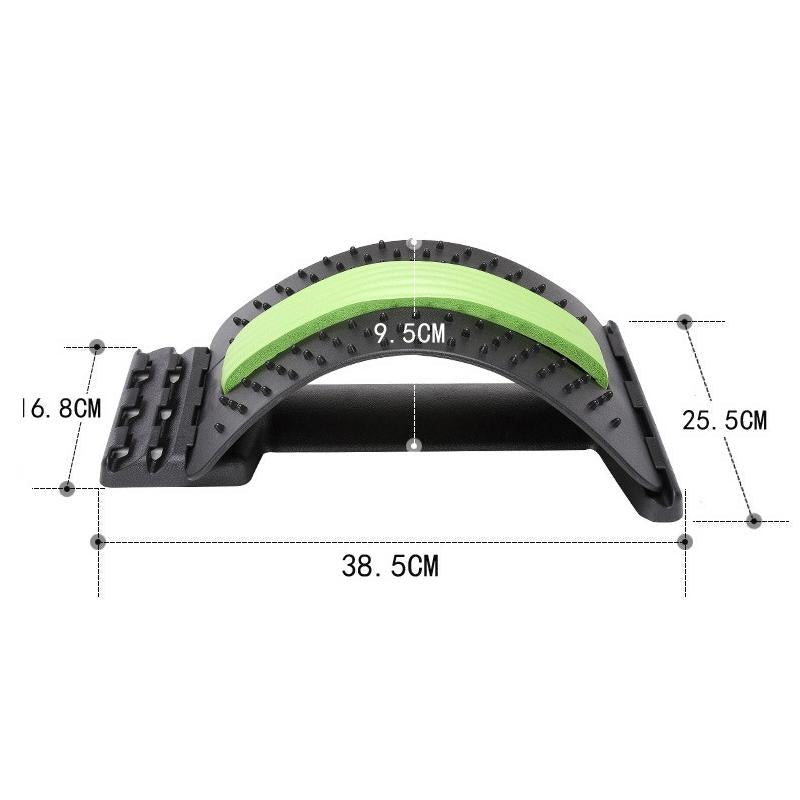 Spine Stretcher For Lumbar Disc Relief - Black Red
