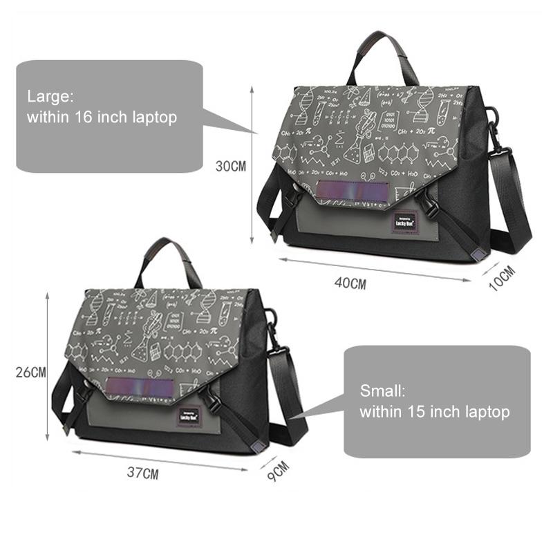 Anti-drop Crossbody Laptop Bag - 16 Inch Airbag Design - Turmeric White