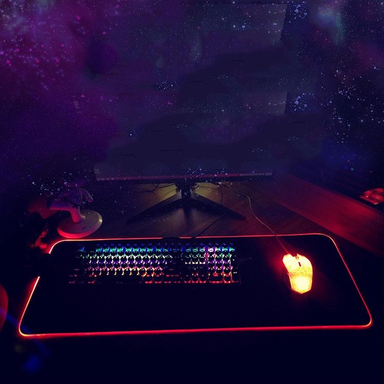 Rgb Non Slip Mouse Pad With Thermal Transfer - Colourful Brick