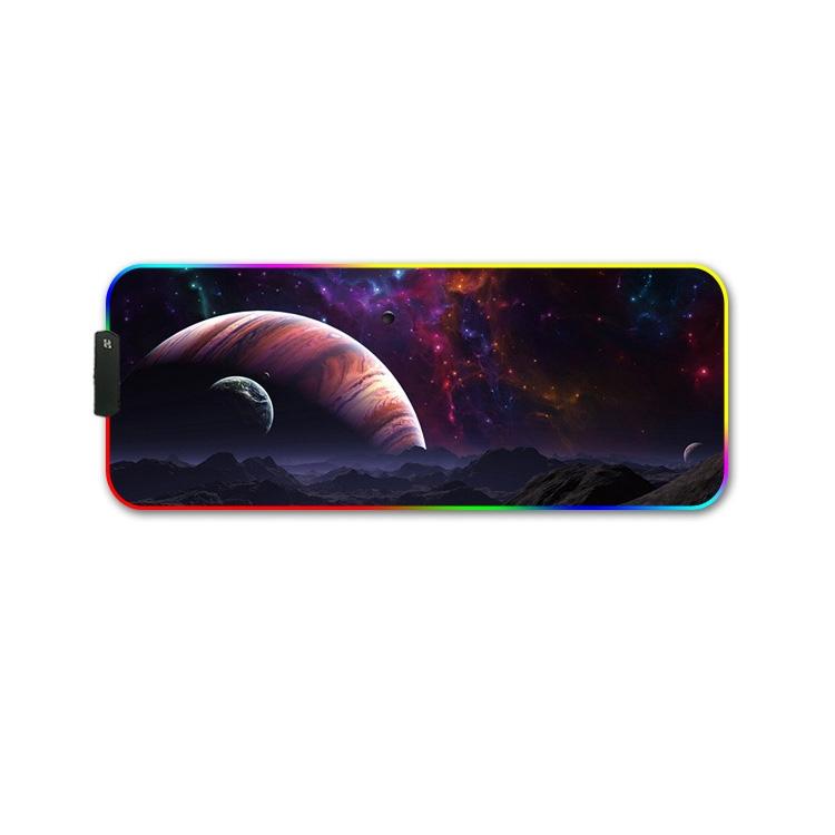 Rgb Non Slip Mouse Pad With Thermal Transfer - Colourful Brick