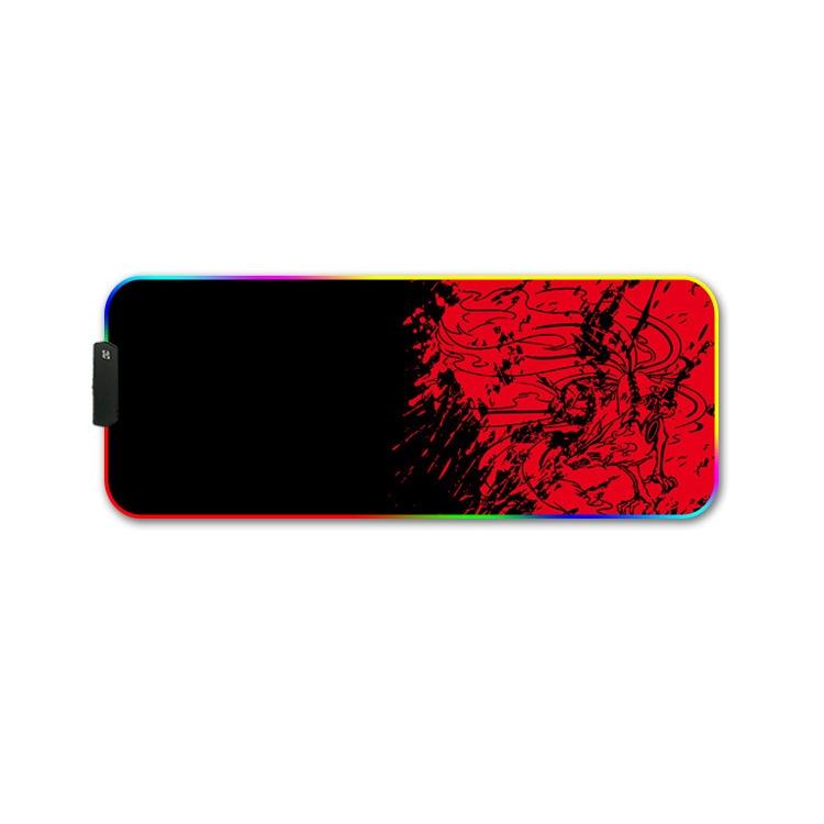 Rgb Non Slip Mouse Pad With Thermal Transfer - Colourful Brick